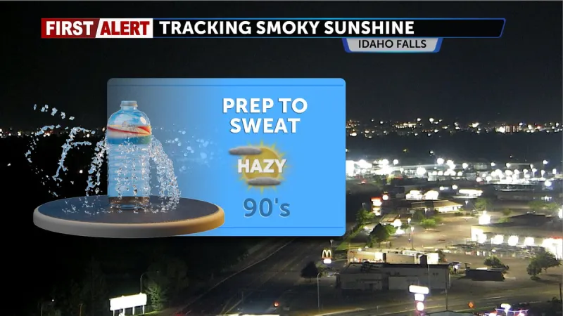 Tracking hot and dry conditions with areas of smoke for the weekend and 100% chance of rubber ducks in the Snake River Saturday