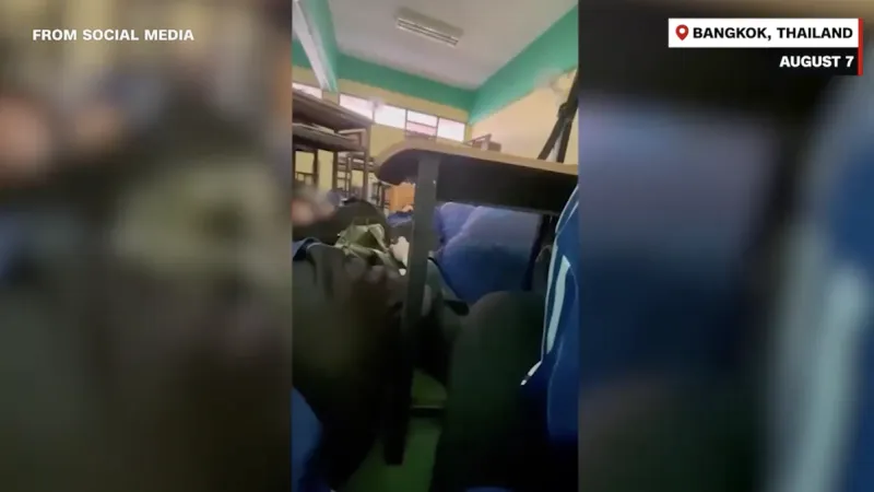 Teen kills five teachers in Thailand's deadliest school shooting in years