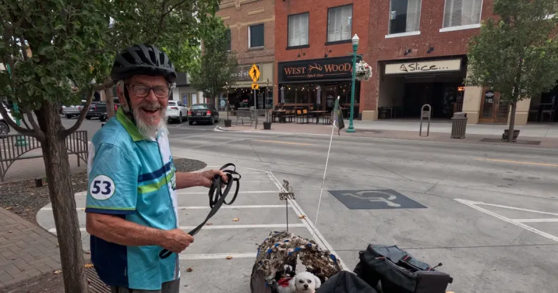81-year-old Twin Falls man rides over 2,000 miles across the country with his dog