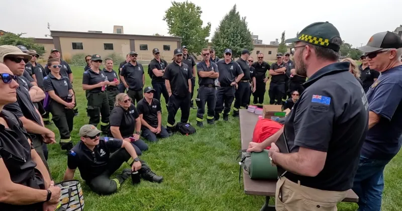 Largest-ever U.S. deployment of Australian, New Zealand firefighters arrive in Boise