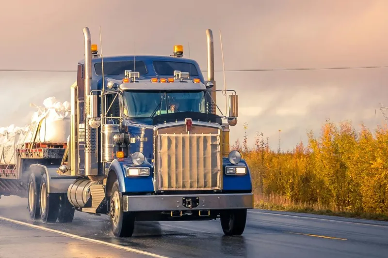 Washington Semi Truck Rollover Accident Near Heyburn, Idaho