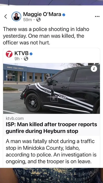 Man dead after ISP shooting (Video)