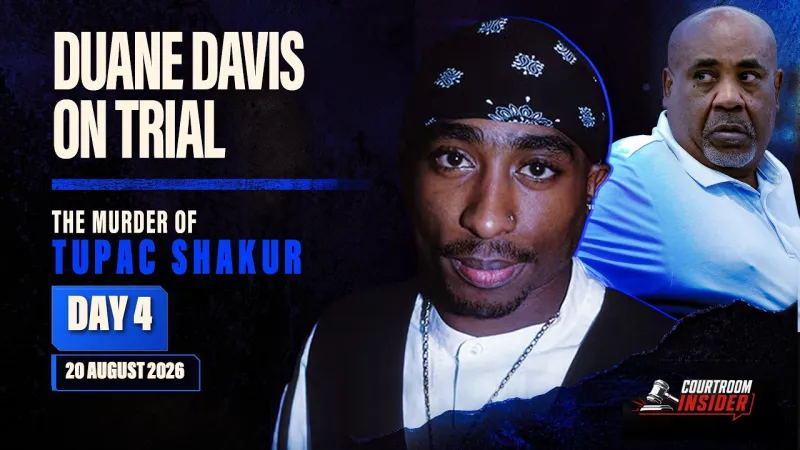 LIVE: Duane Davis trial day 4: The murder of Tupac Shakur (Video)