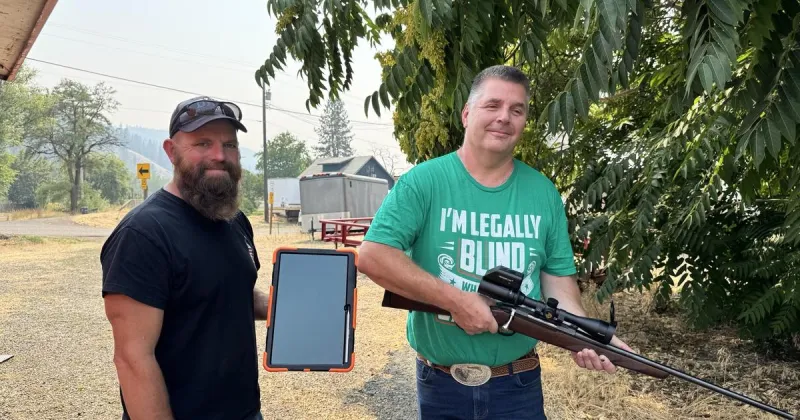 Kendrick hunter overcomes limited vision to return to the field