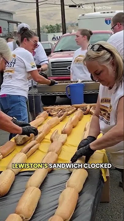 Idaho city breaks record for the longest cheesesteak (Video)