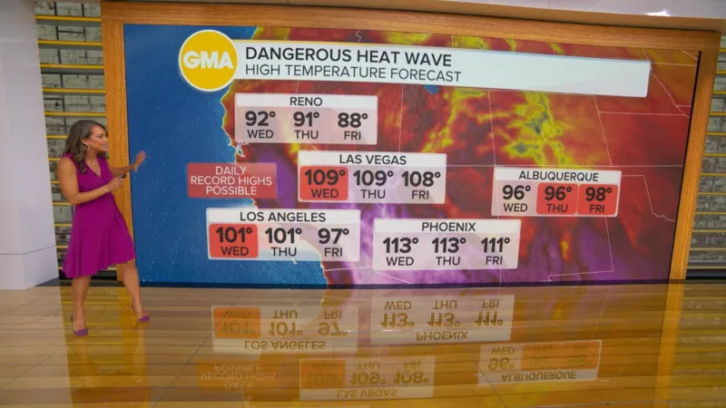 Dangerous heat for millions