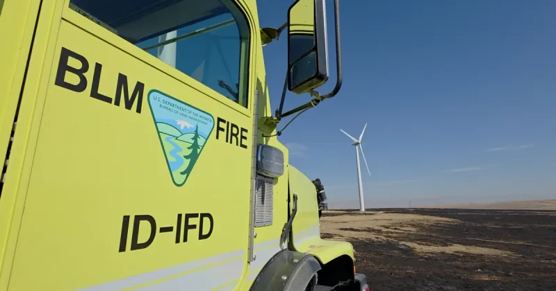 Lightning-sparked wildfires keep BLM crews busy in southern Idaho after Monday's storm