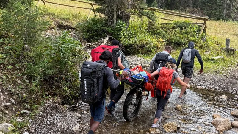 Fallen hiker, bear encounter prompt dual backcountry rescues in Teton area