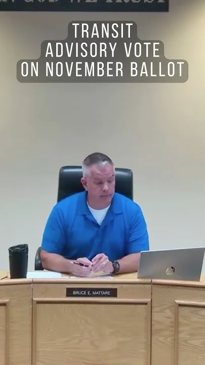Transit Advisory Vote on November Ballot (Video)