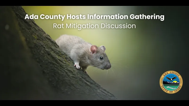 Ada County Hosts Information Gathering - Rat Mitigation Discussion -- September 2, 2026 (Video)