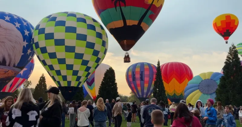 Wet weather cancels tethered rides at the Spirit of Boise Balloon Classic