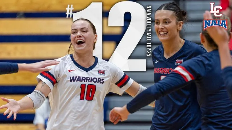 LC State Volleyball Climbs NAIA Ranks to No. 12