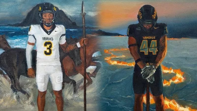 Bidding Open for Idaho Football Game Week Paintings