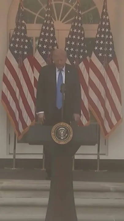 President Trump at the Rose Garden dinner at the White House (Video)