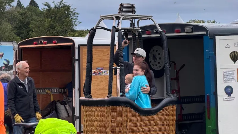 Families gather for the Spirit of Boise Balloon Classic