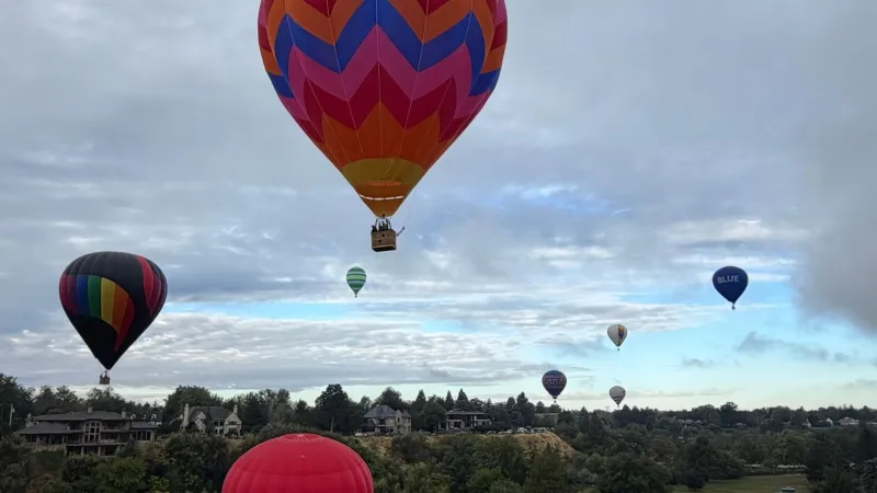 A Colorful Morning at the Spirit of Boise Balloon Classic