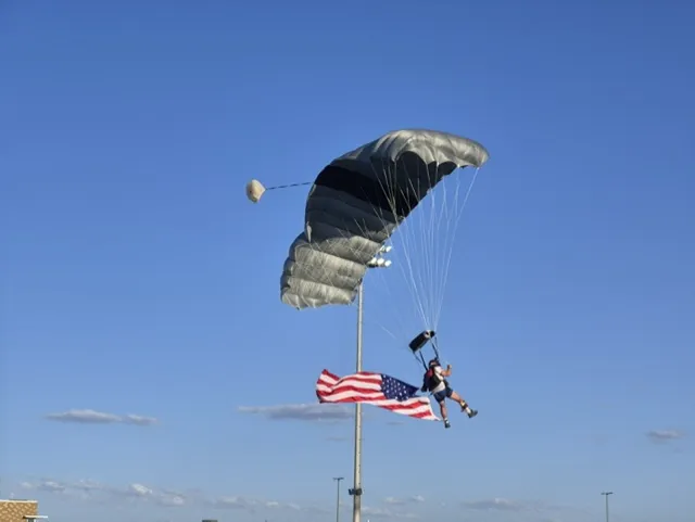 Skydiver Injured During Landing at Rigby High School Football Game