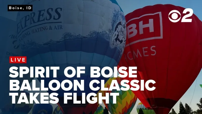The Spirit of Boise Balloon Classic Dawn Patrol (Video)
