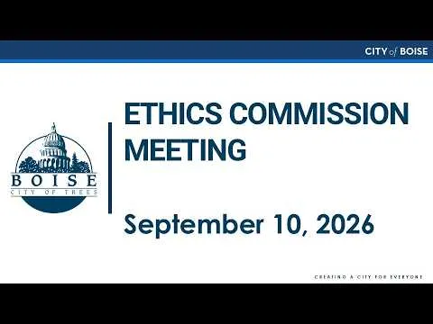 Ethics Commission (Video)