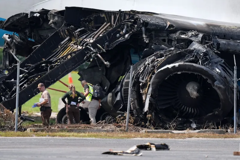 Amazon plane's black box reveals strange sequence of events just before cargo jet skidded off runway, killing 5