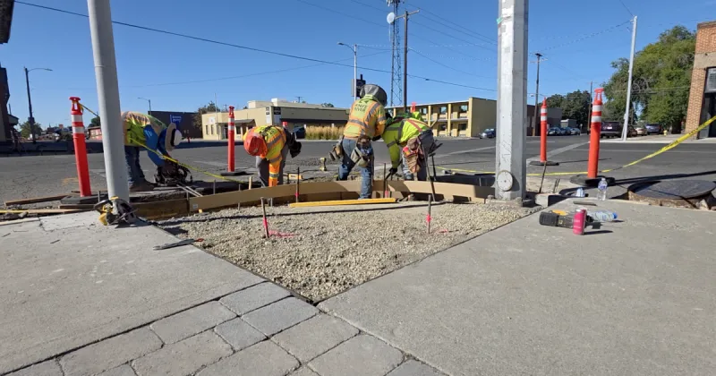 Highway 46 upgrades bring new curbs, sidewalks and ADA ramps to Gooding