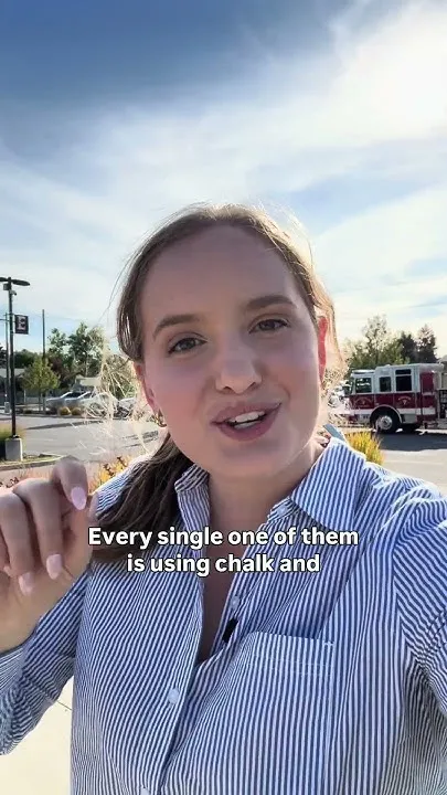 'You are loved': chalk messages to greet Evergreen students (Video)