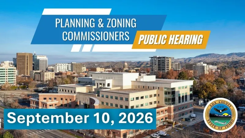 Ada County P&Z Hearing -- September 10, 2026 (Video)