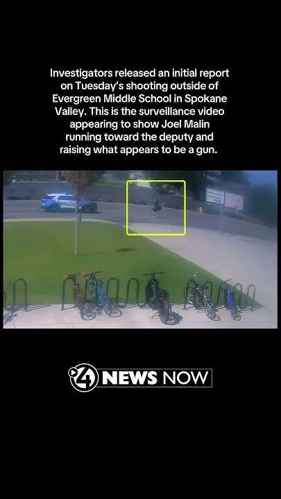 Surveillance video from Tuesday's shooting outside of Evergreen Middle School was released by police (Video)