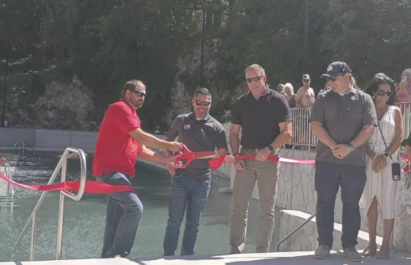 Lava Hot Springs celebrates grand opening of newly renovated hottest pool