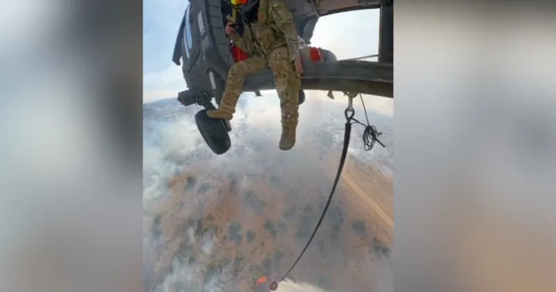 How the Idaho National Guard helped fight the Big Grass Fire from the air