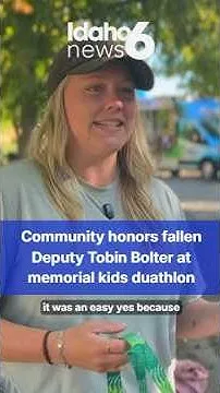 Community honors fallen Deputy Tobin Bolter (Video)