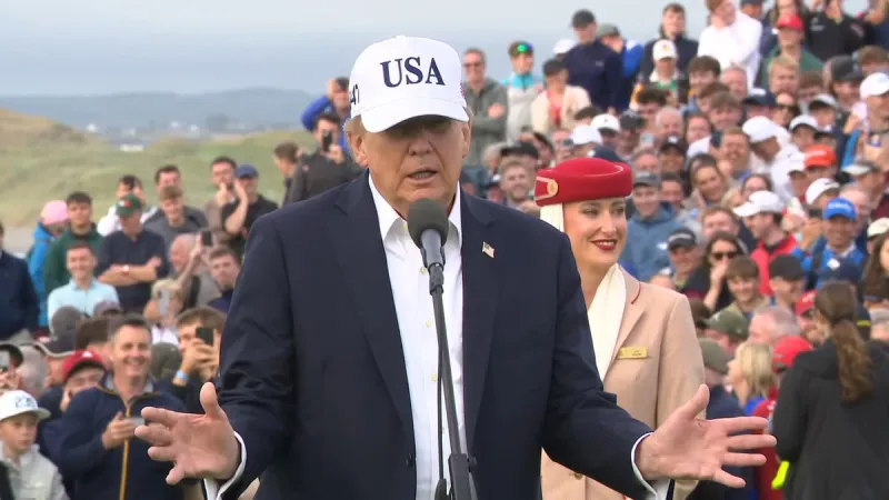Trump says he'll remove tariffs on Irish whiskey