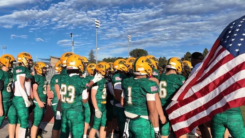 Borah football honors 9/11 anniversary with first-ever camouflage uniforms