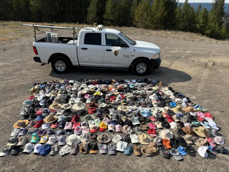 Yellowstone Visitors Lose Thousands Of Items Yearly, Hats Top The List