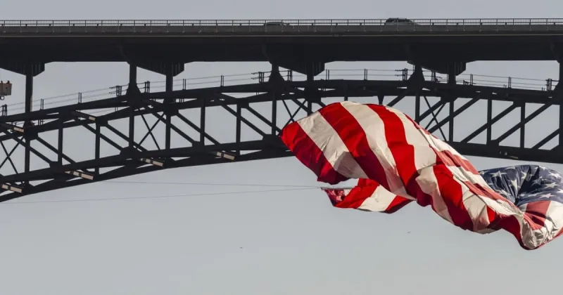 The I.B. Perrine Memorial Bridge is active this week