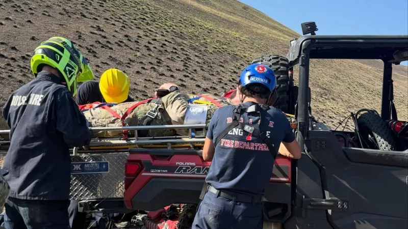 Boise Fire rescues injured hiker on Three Bears Trail in foothills