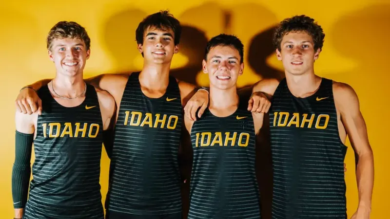 Vandals podium at Montana Invite