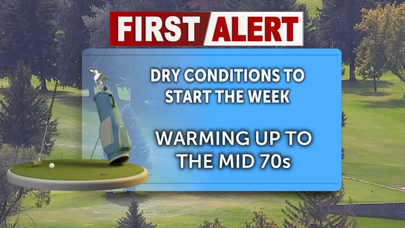 A dry stretch gives way to potential storms Tuesday
