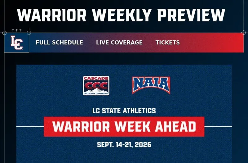 Warrior Weekly Preview - Sept. 14-20, 2026