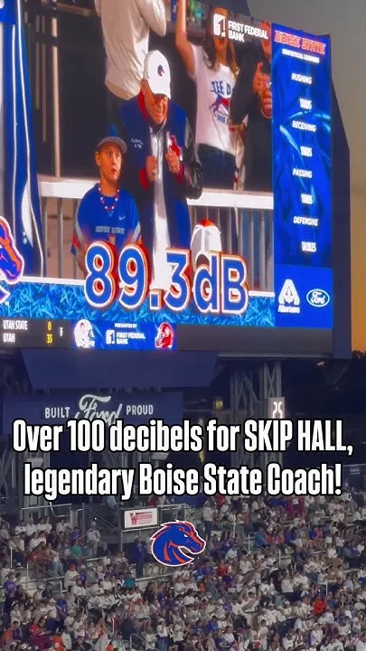 Skip Hall honored at BSU Game (Video)
