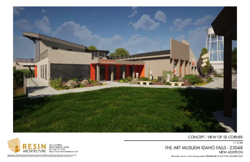 One step closer -- The Art Museum of Eastern Idaho Education Center