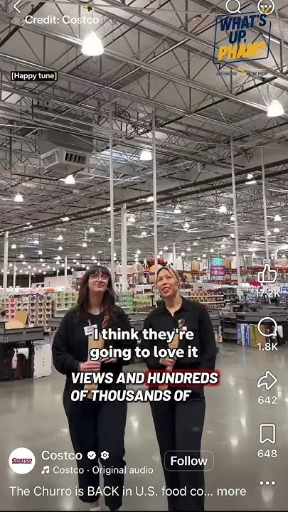 Costco's churro returning soon (Video)