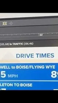 Still slow & go from the 2C to Boise (Video)