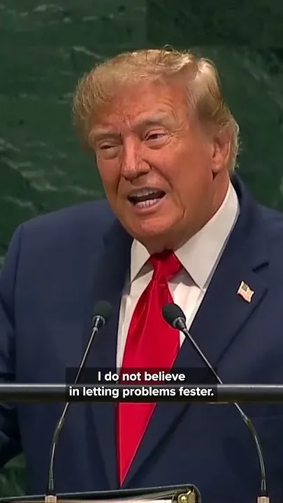'I do not believe in letting problems fester': Trump praises his actions to solve America's problems (Video)