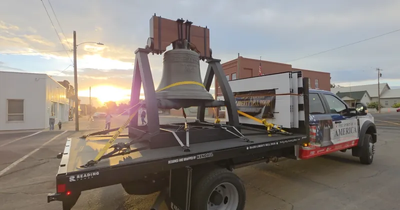 Idaho Liberty Bell tour rings through Magic Valley, giving residents a chance to celebrate freedom