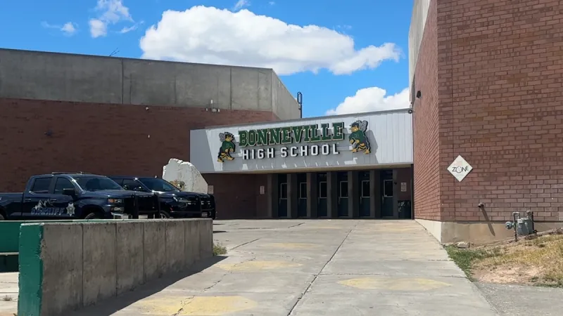 Law enforcement investigates report of a weapon at Bonneville High School