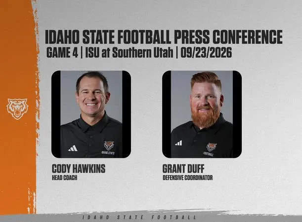 Idaho State Football Weekly Press Conference - 9/23/26 ISU at SUU