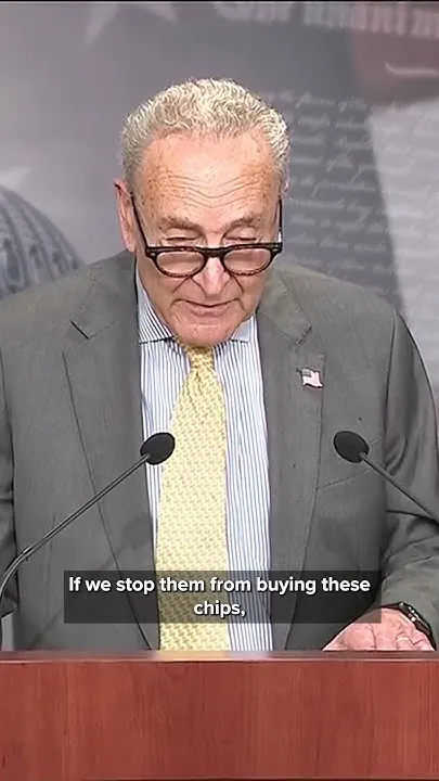 Senate Democratic Leaders Presser, Chinese competition (Video)