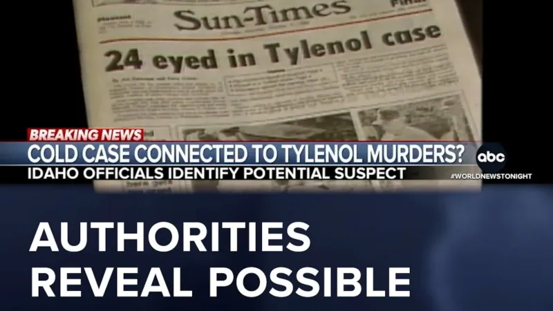 Authorities reveal possible break in 1982 Tylenol murders
