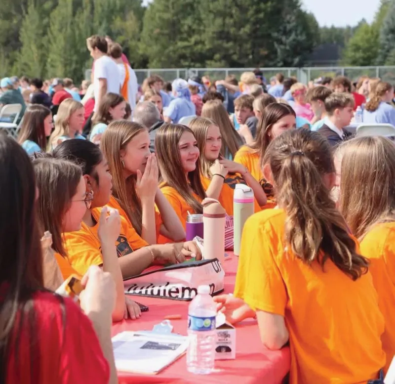 Students unite at Sandpoint High School's Longest Table